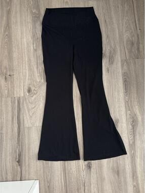 Yogalicious Lux Madison Crossover Flare Pants XL Black